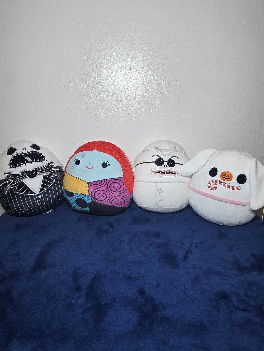 Rare Nightmare Before Christmas Set of 4 Squishmallows NWT Jack Sally Zero